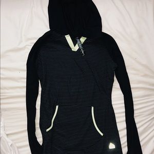 striped sport pullover